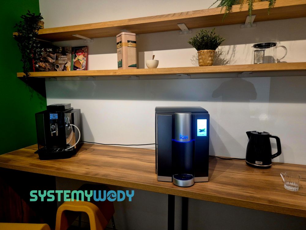 Montaż dystrybutora w Warszawie u naszego klienta - ION nablatowy