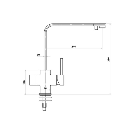 Bateria trójdrożna A3321 czarna