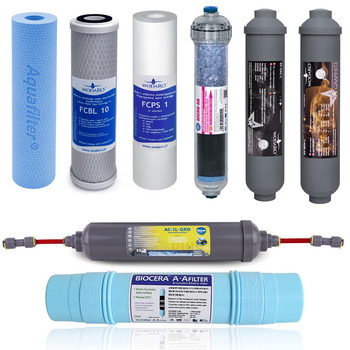 Komplet wkładów wodaRO serwis po 24 miesiącach RO10 GOLD