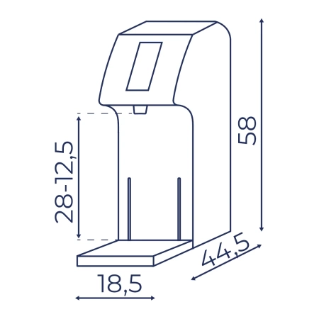 FlowCare HB18 White Warnik do wody z wyświetlaczem