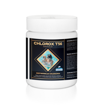 Chlorox T56 granulat do zwalczania glonów, bakterii i grzybów w basenach EBAN   Opakowanie: 5 kg