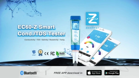  APERA INSTRUMENTS EC60-Z MIERNIK PRZEWODNOŚCI, TDS, ZASOLENIA, REZYSTYWNOŚCI I TEMPERATURY