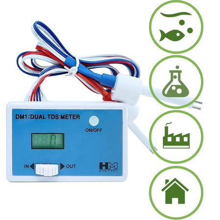 FILTR WODY  RO4 DEMI MIERNIK TDS +ZAPAS