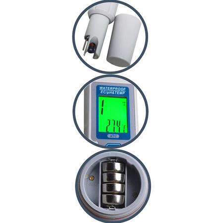 COMBO pH/EC-983 miernik ph konduktometr termometr