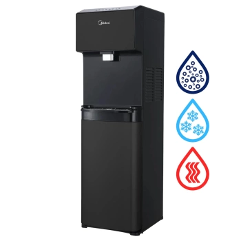 Midea JS1844S SODA PLUS BLACK Wolnostojący dystrybutor wody