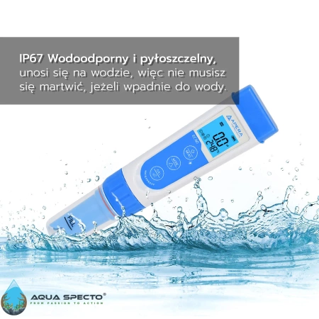  APERA INSTRUMENTS EC60 MIERNIK PRZEWODNOŚCI, TDS, ZASOLENIA I TEMPERATURY