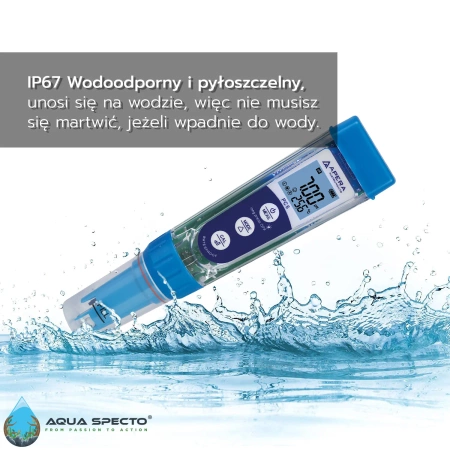  APERA INSTRUMENTS PC5 MIERNIK 5 W 1 DO POMIARU PH, PRZEWODNOŚCI, TDS, ZASOLENIA I TEMPERATURY