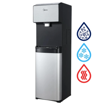 Midea JS1844S SODA PLUS SILVER Wolnostojący dystrybutor wody