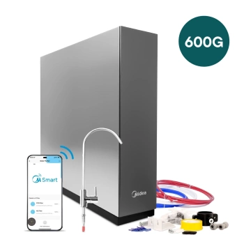 Midea 600GPD Filtr odwróconej osmozy bez zbiornika z WiFi
