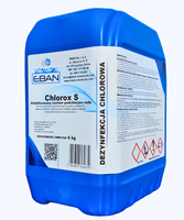 Chlorox S 6 kg stabilizowany roztwór podchlorynu sodu EBAN Opakowanie: 6 kg x 8