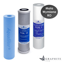 Komplet wkładów wodaRO serwis półroczny RO6 RO7 RO8 RO9 RO10