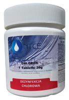 Chlorox T Tabletki 20 g przeznaczone do długotrwałej dezynfekcji wody basenowej NTCE Opakowanie: 5 kg