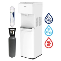 ZESTAW Midea JS1844S SODA PLUS WHITE Wolnostojący dystrybutor wody gazowanej z akcesoriami