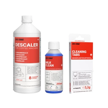ZESTAW Coffee Format Zestaw środków czystości do ekspresów Faema, Melitta Pro