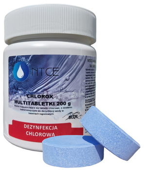 Chlorox Multitabletki 200 g BLUE wolno rozpuszczające się do dezynfekcji wody NTCE Opakowanie: 5 kg