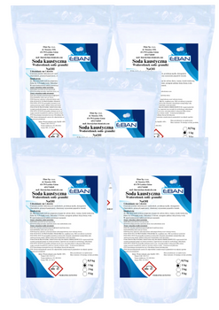 Soda kaustyczna do rur Wodorotlenek sodu 5kg